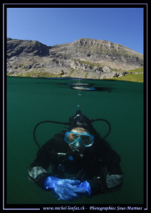 Sunday's High Altitude Lake dive in the Swiss Alps... 2 h... by Michel Lonfat 